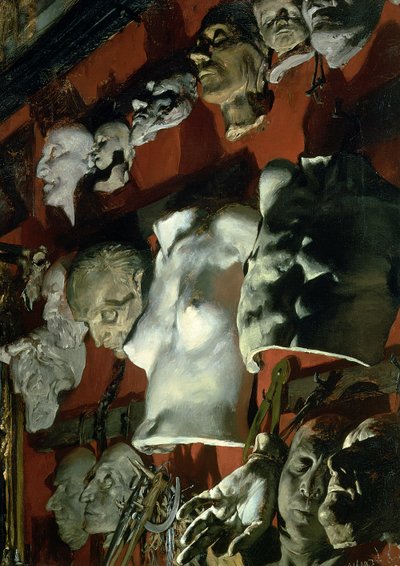 Studio Wall by Adolph Menzel